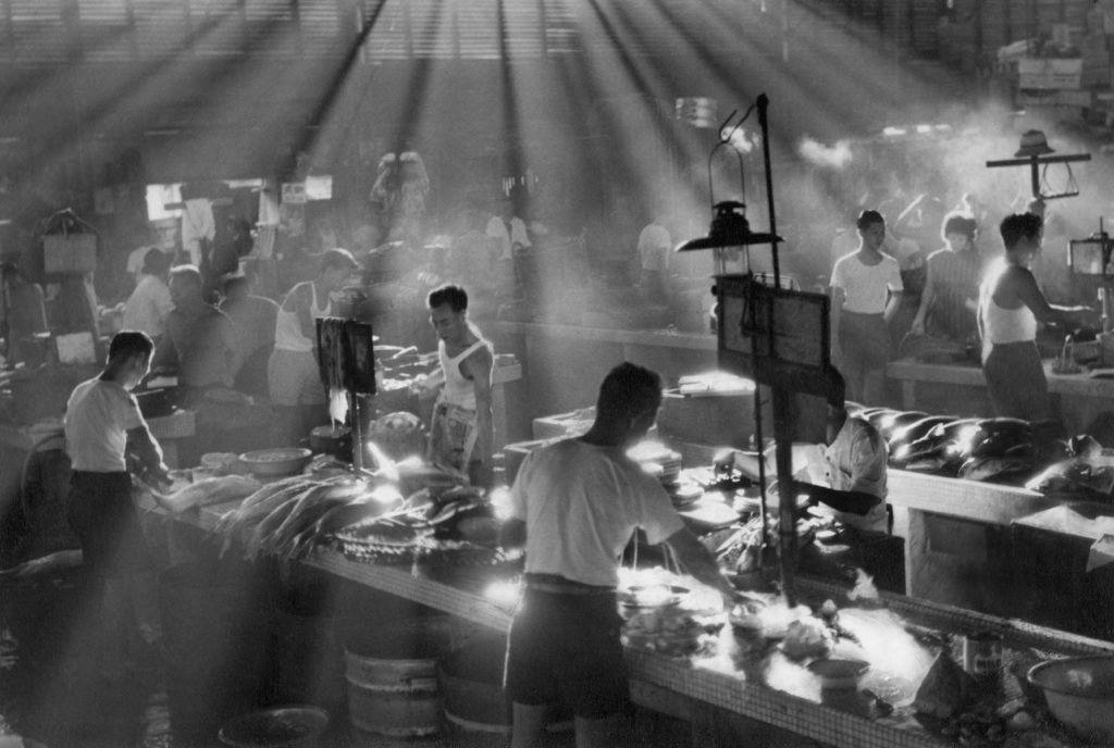 Lui Hock Seng "Ellenborough Market, Clarke Quay", circa 1960 - 1965