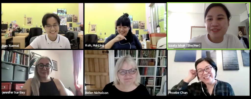 Panel discussion screenshot