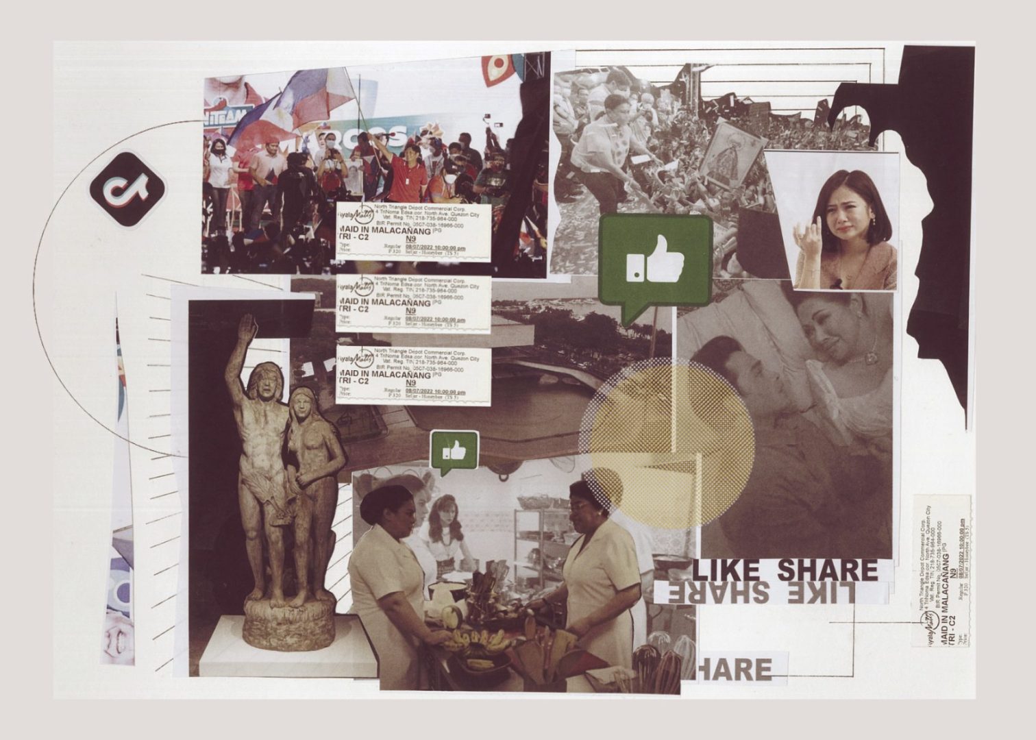 Collage by Pristine de Leon and Alvin Zafra